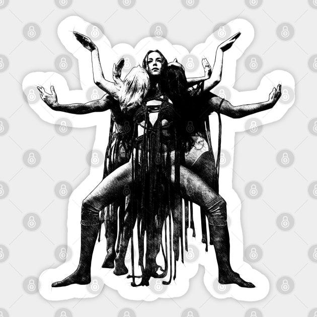 Suspiria Retro Sticker by tykler